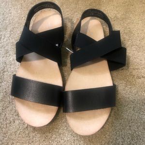 WW black sandals never worn